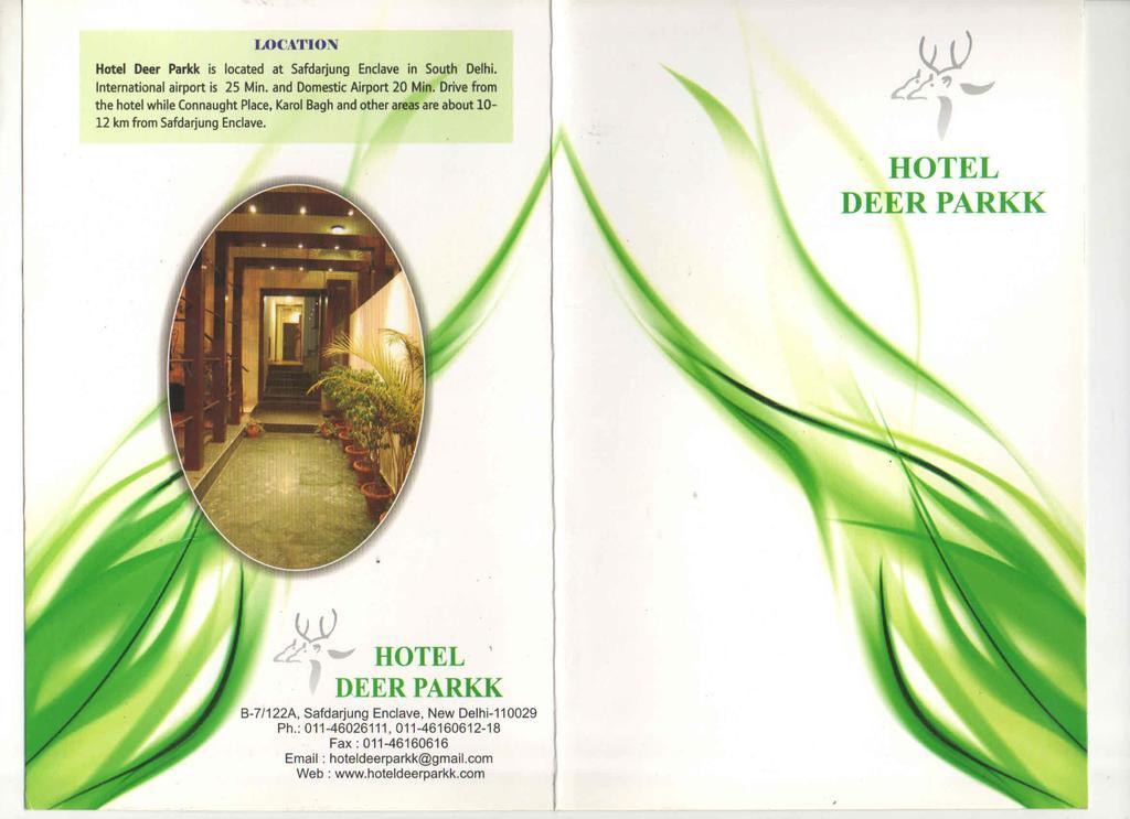 Hotel Deer Parkk New Delhi Buitenkant foto
